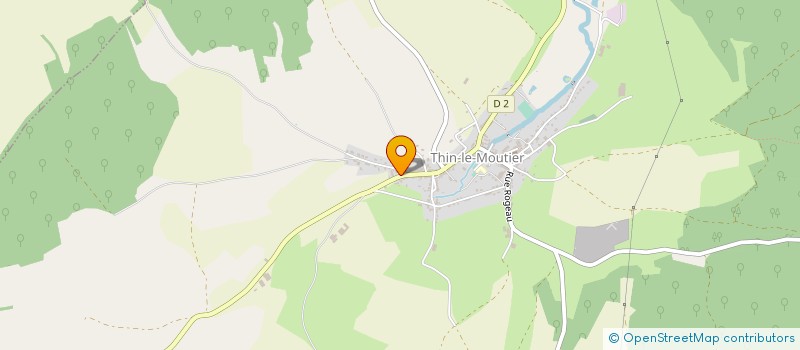 localisation de l'entreprise LECAT  THIN-LE-MOUTIER