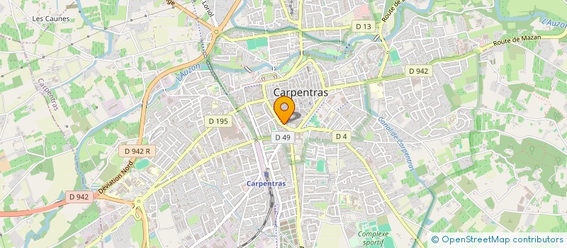localisation de l'entreprise LECAUDEY RAYNAUD à CARPENTRAS