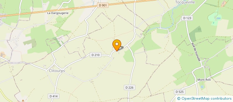 localisation de l'entreprise LECAVELIER  CLITOURPS