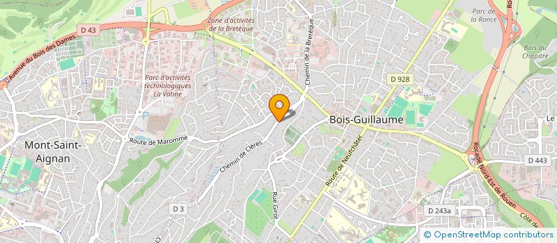 localisation de l'entreprise LECAVIMMO à BOIS-GUILLAUME