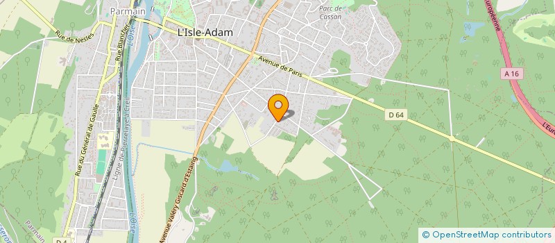 localisation de l'entreprise LECAY  L'ISLE-ADAM