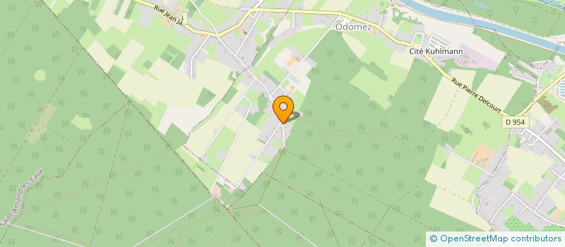 localisation de l'entreprise LECCEL à ODOMEZ