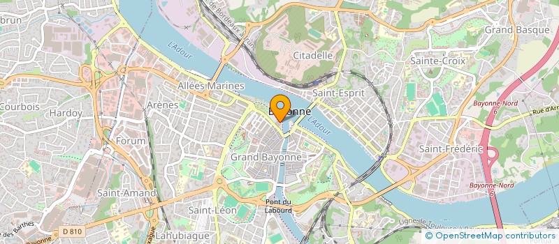 localisation de l'entreprise LECCIA à BAYONNE