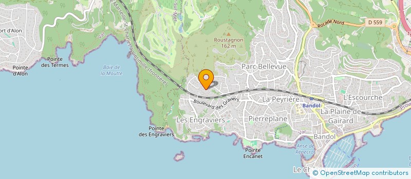 localisation de l'entreprise LECERCLE PISCINE  BANDOL