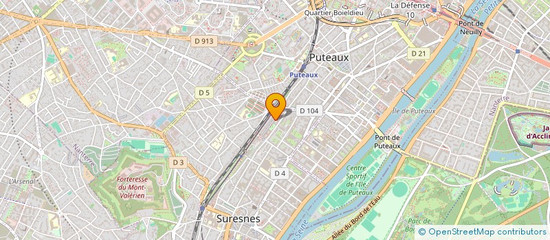 localisation de l'entreprise LECERCLE REVET à SURESNES