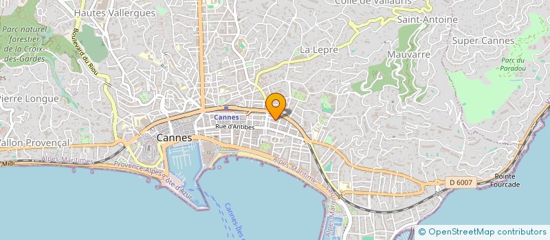 localisation de l'entreprise LECERF à CANNES