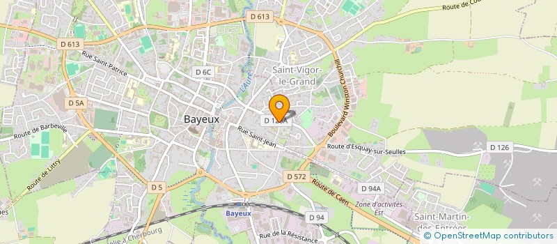localisation de l'entreprise LECERF à BAYEUX