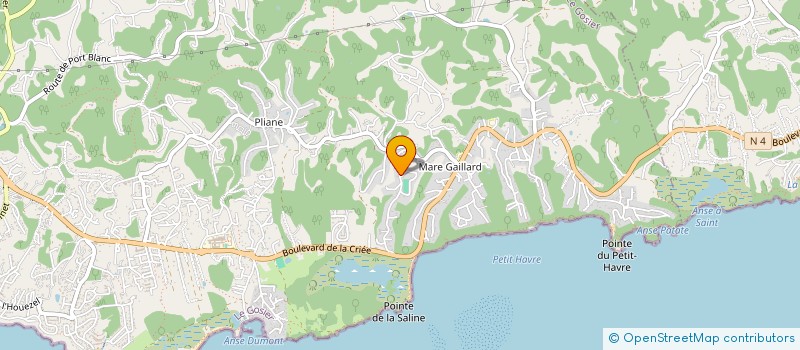 localisation de l'entreprise LECERF FWI  LE GOSIER