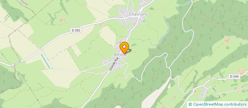 localisation de l'entreprise LECHA  LES PREMIERS SAPINS