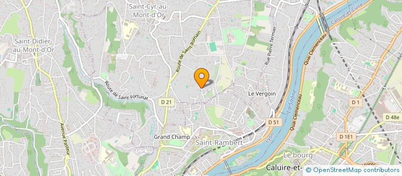 localisation de l'entreprise LECHA  SAINT-CYR-AU-MONT-D'OR