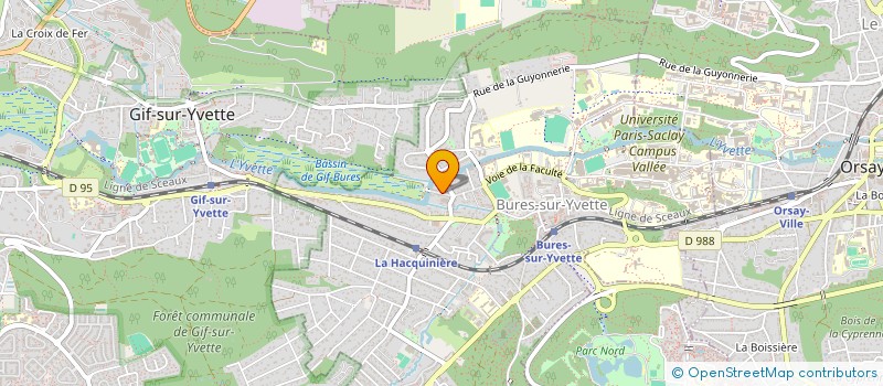 localisation de l'entreprise LECHAB  BURES-SUR-YVETTE