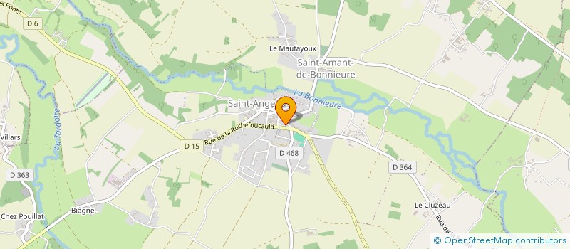 localisation de l'entreprise LECHAT à VAL-DE-BONNIEURE