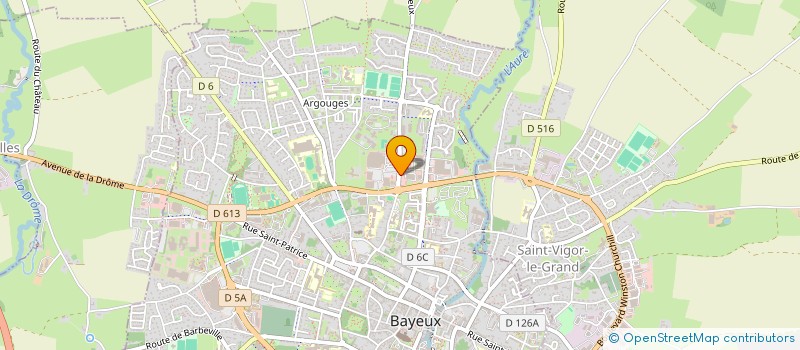 localisation de l'entreprise LECHAT-BEAURUELLE à BAYEUX