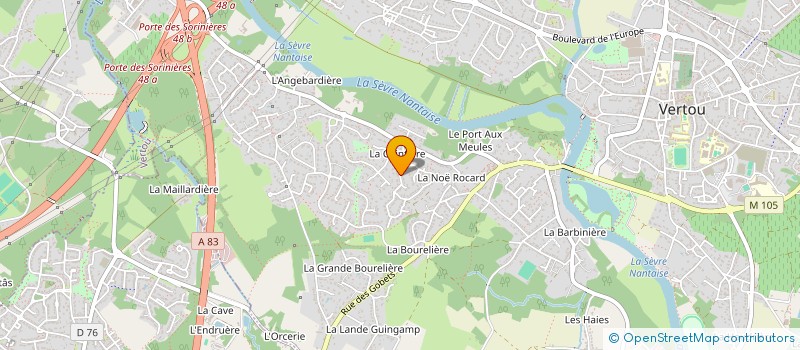 localisation de l'entreprise LECHAT ENERGIES RENOUVELABLES à VERTOU