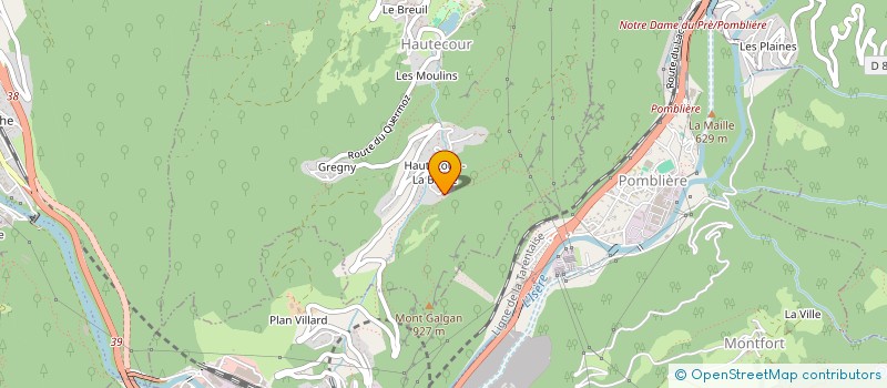 localisation de l'entreprise LECHAUD VALESCURE  SALINS-FONTAINE