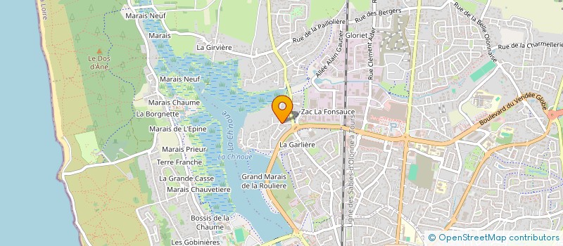 localisation de l'entreprise LECHELARD INVESTISSEMENTS à LES SABLES D'OLONNE