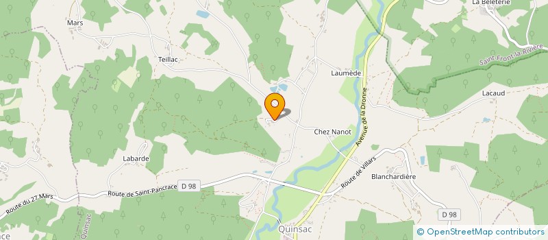 localisation de l'entreprise LECHELLE  SAINT-PANCRACE