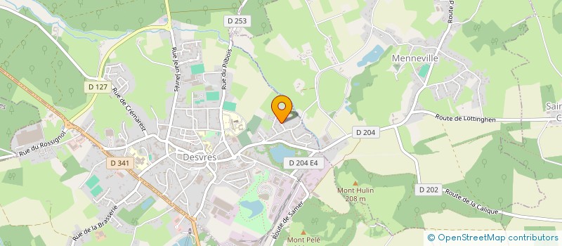 localisation de l'entreprise LECHENE  DESVRES