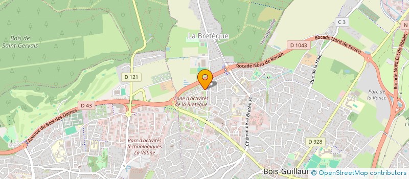 localisation de l'entreprise LECHEVALIER à BOIS-GUILLAUME