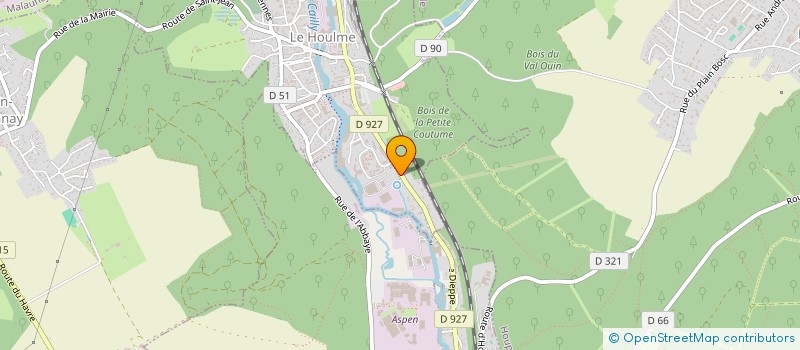 localisation de l'entreprise LECHEVALLIER  LE HOULME