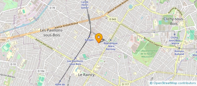 localisation de l'entreprise LECHEVALLIER CORREZE  LIVRY-GARGAN