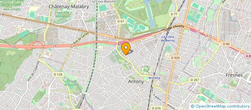localisation de l'entreprise LECHEVRETEL LOUIS à ANTONY