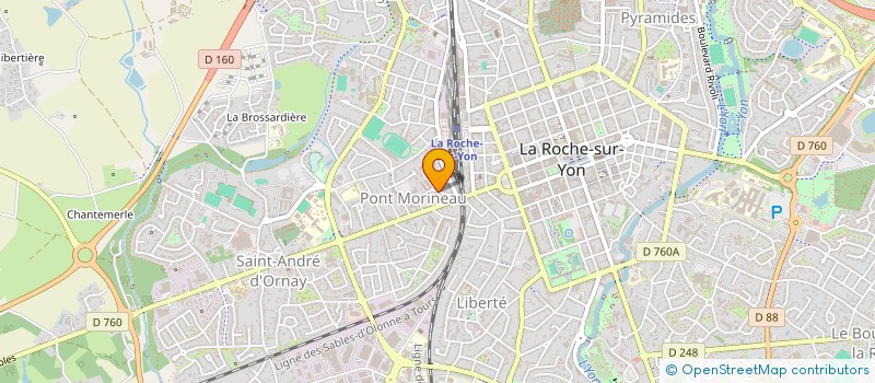 localisation de l'entreprise LECHIENABOIS à LA ROCHE-SUR-YON