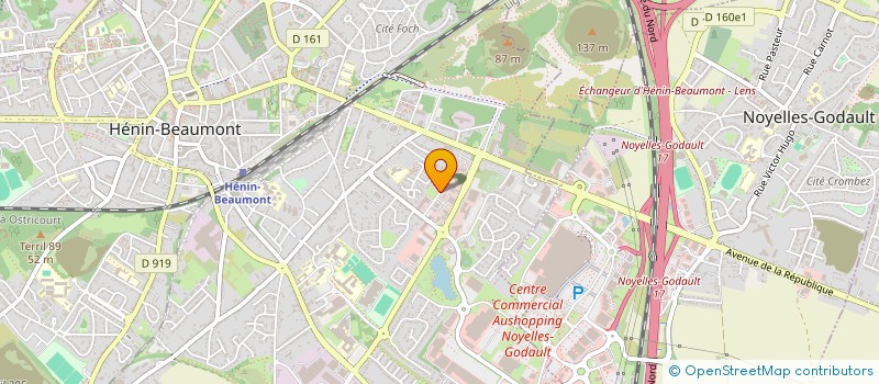 localisation de l'entreprise LECHLO à HENIN-BEAUMONT