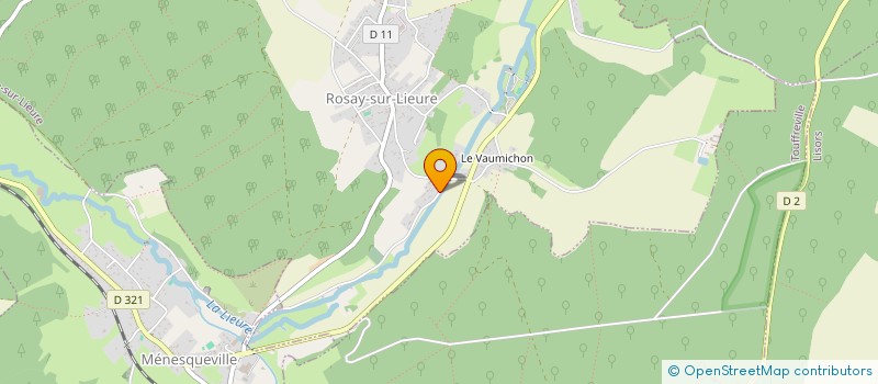 localisation de l'entreprise LECHOPIER  ROSAY-SUR-LIEURE