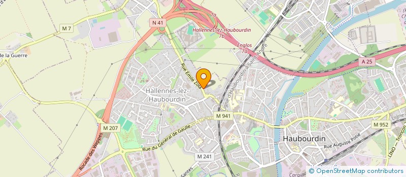 localisation de l'entreprise LECHRIST DEGORGUE LE BLAN BLOCKTAELS à HALLENNES-LEZ-HAUBOURDIN