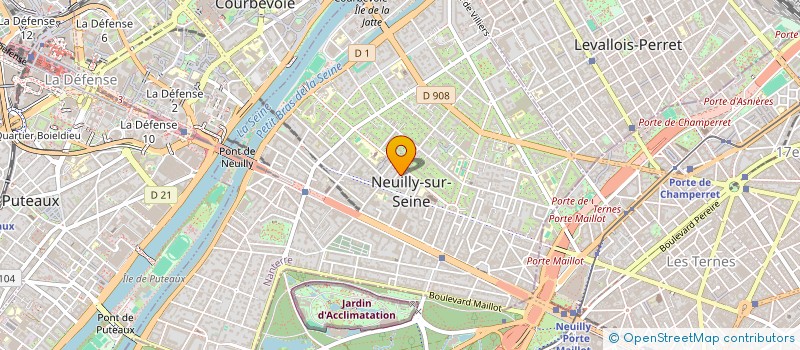 localisation de l'entreprise LECICE à NEUILLY-SUR-SEINE