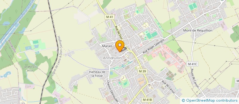 localisation de l'entreprise LECIEUX PAUL ET JACQUES  ANNULLIN