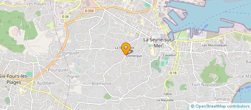 localisation de l'entreprise LECIMA  LA SEYNE-SUR-MER