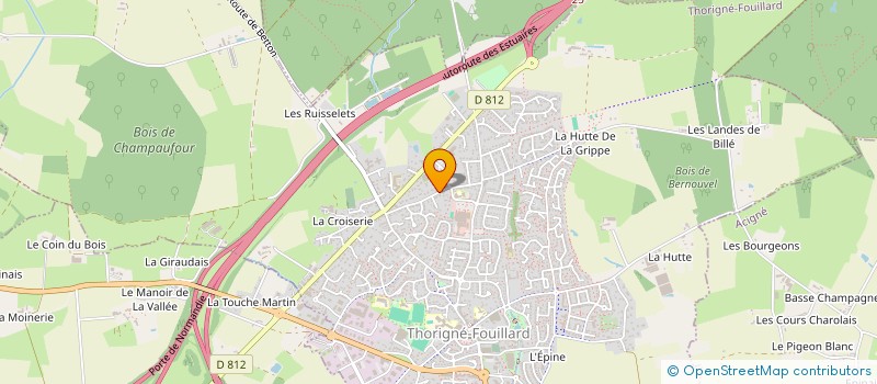 localisation de l'entreprise LECIMMO  THORIGNE-FOUILLARD