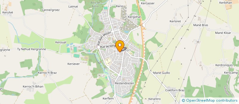 localisation de l'entreprise LECIRANO  CAUDAN