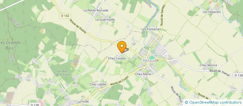 localisation de l'entreprise LECK  RETAUD