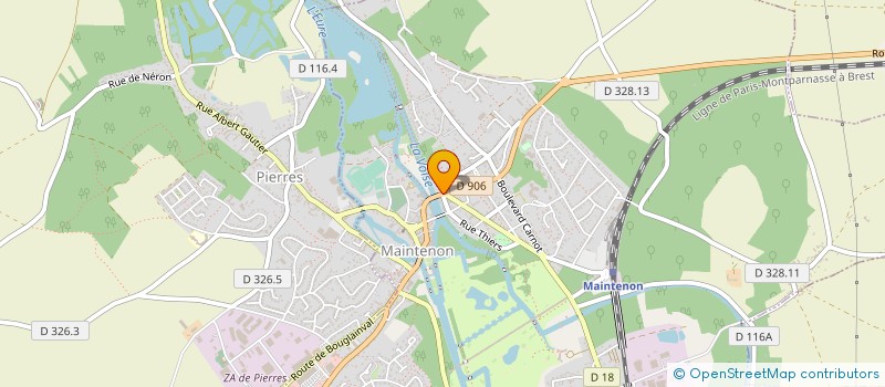 localisation de l'entreprise LECL à MAINTENON