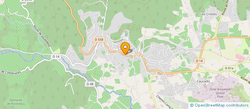 localisation de l'entreprise LECLA à GRIMAUD