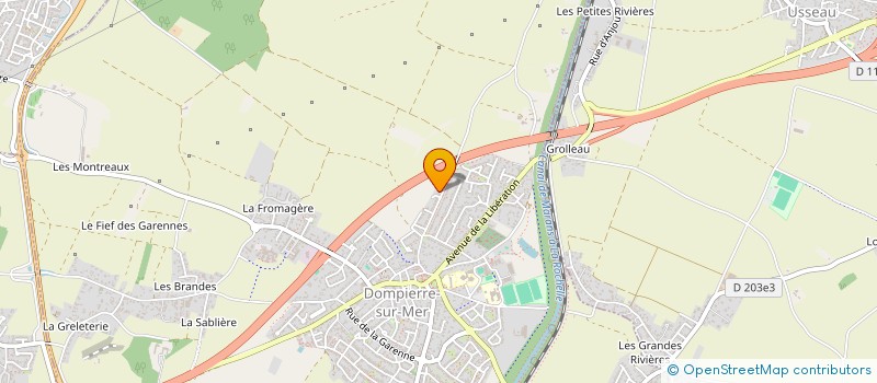 localisation de l'entreprise LECLA  DOMPIERRE-SUR-MER