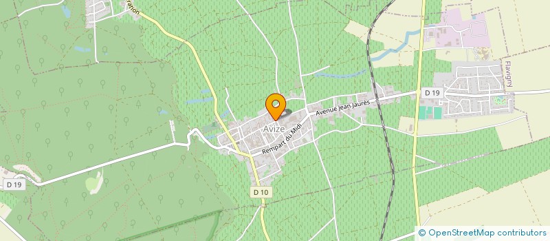 localisation de l'entreprise LECLAIRE THIEFAINE  AVIZE