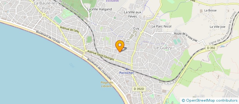 localisation de l'entreprise LECLAN à LA BAULE-ESCOUBLAC