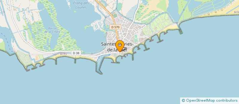 localisation de l'entreprise LECLAP à SAINTES-MARIES-DE-LA-MER