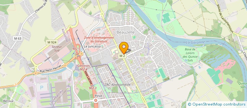 localisation de l'entreprise LECLAPART  BEAUZELLE