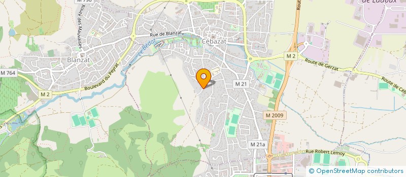 localisation de l'entreprise LECLEMENTINES  CEBAZAT