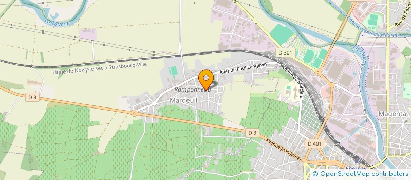 localisation de l'entreprise LECLER ANDRE  MARDEUIL