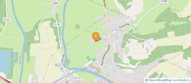 localisation de l'entreprise LECLER CHAUFFAGE  FLOING