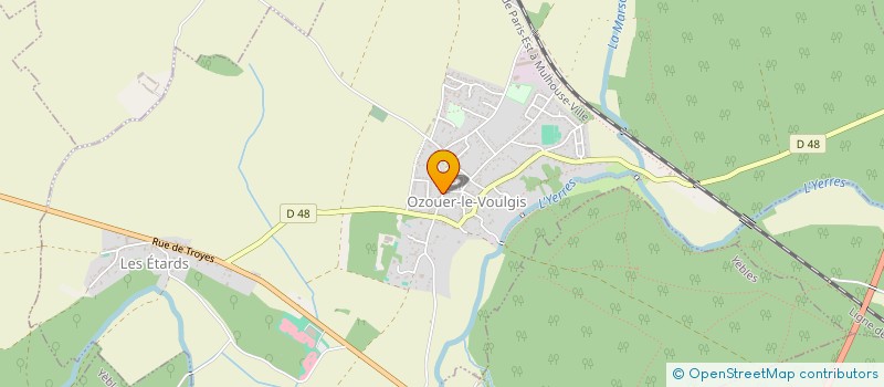 localisation de l'entreprise LECLER DUFOUR  OZOUER-LE-VOULGIS