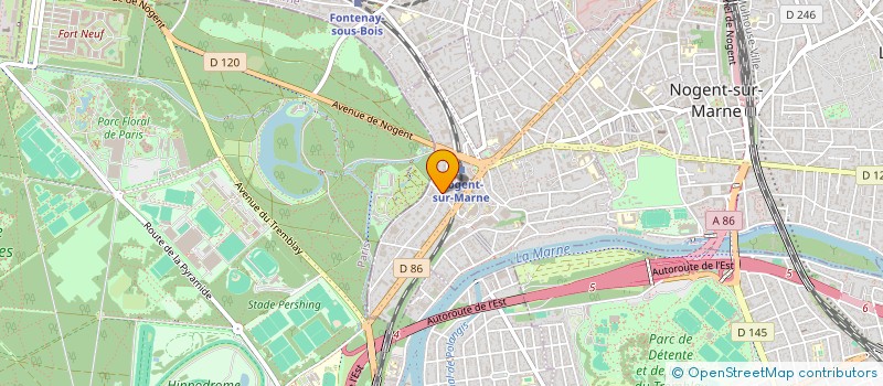 localisation de l'entreprise LECLERC 3 à NOGENT-SUR-MARNE