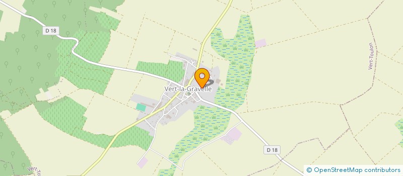 localisation de l'entreprise LECLERC  VERT-TOULON