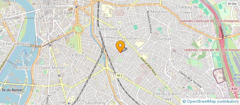 localisation de l'entreprise LECLERC à TOULOUSE